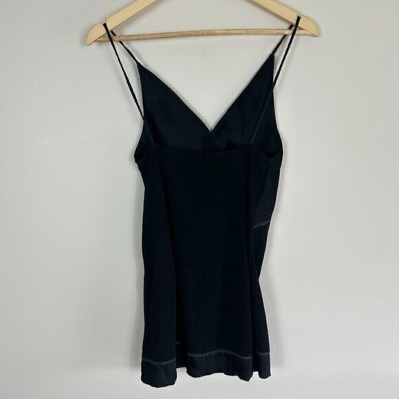 ZARA Black V-Neck Tank Top Size S - Picture 4 of 5